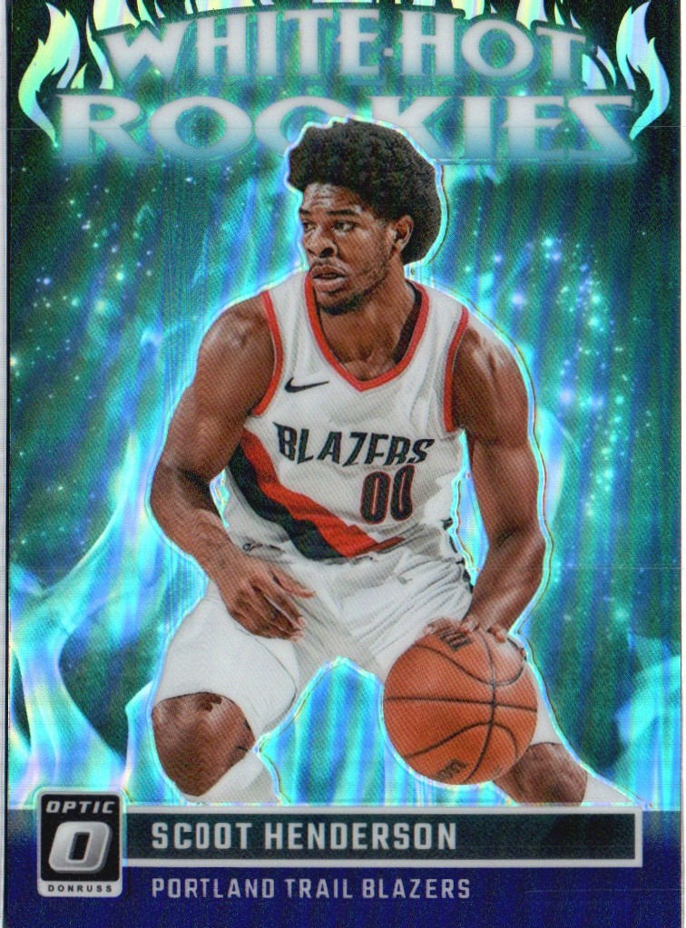 2023-24 Donruss Optic #15 Scoot Henderson White Hot Rookies Purple