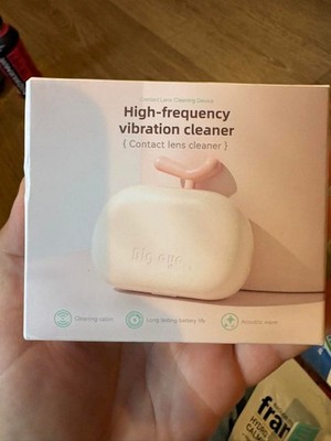 Big Eye High-Frequency Vibration Contact Lens Cleaner Portable Case New