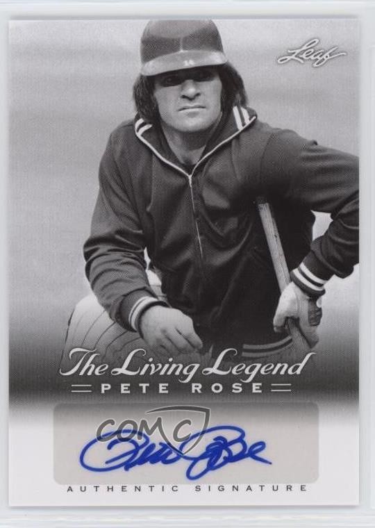 2012 Leaf Pete Rose The Living Legend Pete Rose #AU-31 Auto 0h1