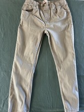 Levis Pull on Jeans Boys 12 Regular Beige Khaki Casual Mid Rise Straight