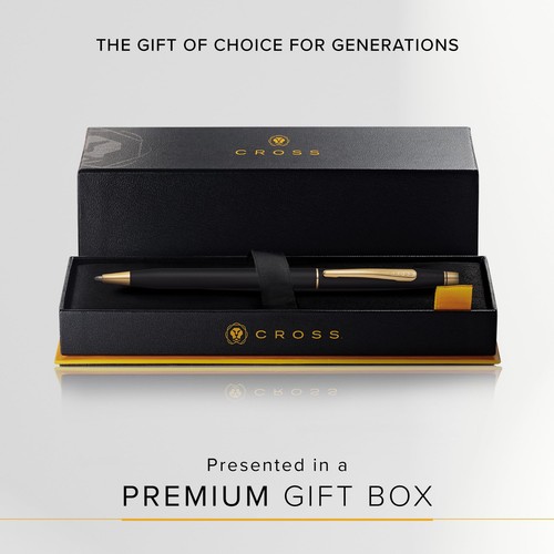 Cross Ballpoint Pen, Oil-Based, Classic Century 2502, Classic Black, - Picture 6 of 9