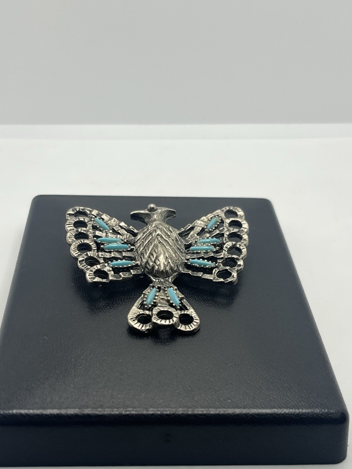 Thunderbird Eagle Native American style silver to… - image 6