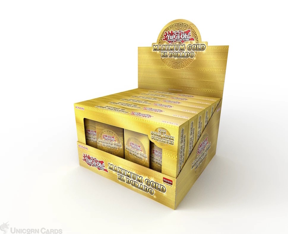 YuGiOh! Maximum Gold: El Dorado 1st Edition Display (6 Boxes)