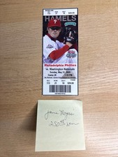 Phillies Vs. Nationals May 31, 2009 Jamie Moyer 250th Win Baseball Ticket B4062