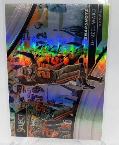 2018 Panini Select - Snapshots Denzel Ward #SN-12 Silver Prizm (RC)