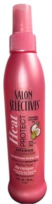 SALON SELECTIVES Heat PROTECT Spray REPAIRING TECHNOLOGY (4 oz/118ml) See Photos