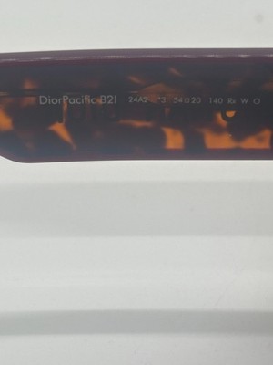 NEW DIOR DiorPacific B2I 24A2 Havana Sunglasses 54-20-140mm Comes