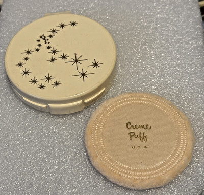 VINTAGE MAX FACTOR CREME PUFF TEMPTING TOUCH COMPACT unused POWDER MAKE UP
