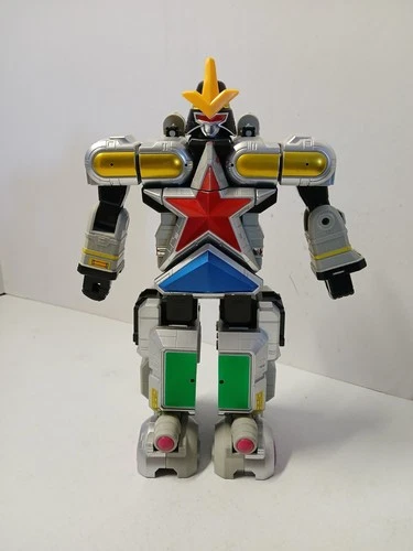 Vintage 90s Bandai Power Rangers 12" Zeo Deluxe Super Megazord 1996 Figure