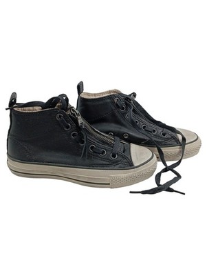 Converse x John Varvatos Leder Sneaker High Top Schwarz Gr. 36 Damen