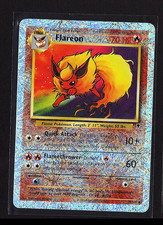 2002 Pokemon Legendary Collection Flareon #10/110 Reverse Holo Foil Rare