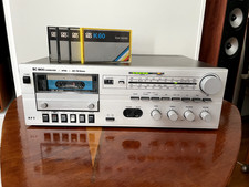 RFT Casseiver SC 1800 Silber DDR Radio Kassette Recorder läuft TOP div. Neuteile