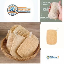 Natural Loofah Exfoliating Sponges 6pc Shower Bath Scrubbers