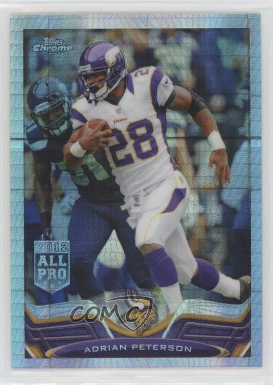2013 Topps Chrome Prism Refractor /260 Adrian Peterson #100 01i1