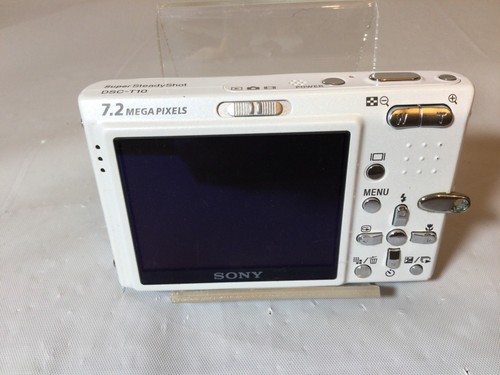 【Excellent +++++】 Cyber shot DSC T 10 White SONY Digital Camera From Japan - Picture 3 of 19