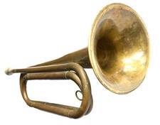 VINTAGE BOY SCOUTS OF AMERICA REXCRAFT OFFICIAL BUGLE BE PREPARED SCOUT INSIGNIA