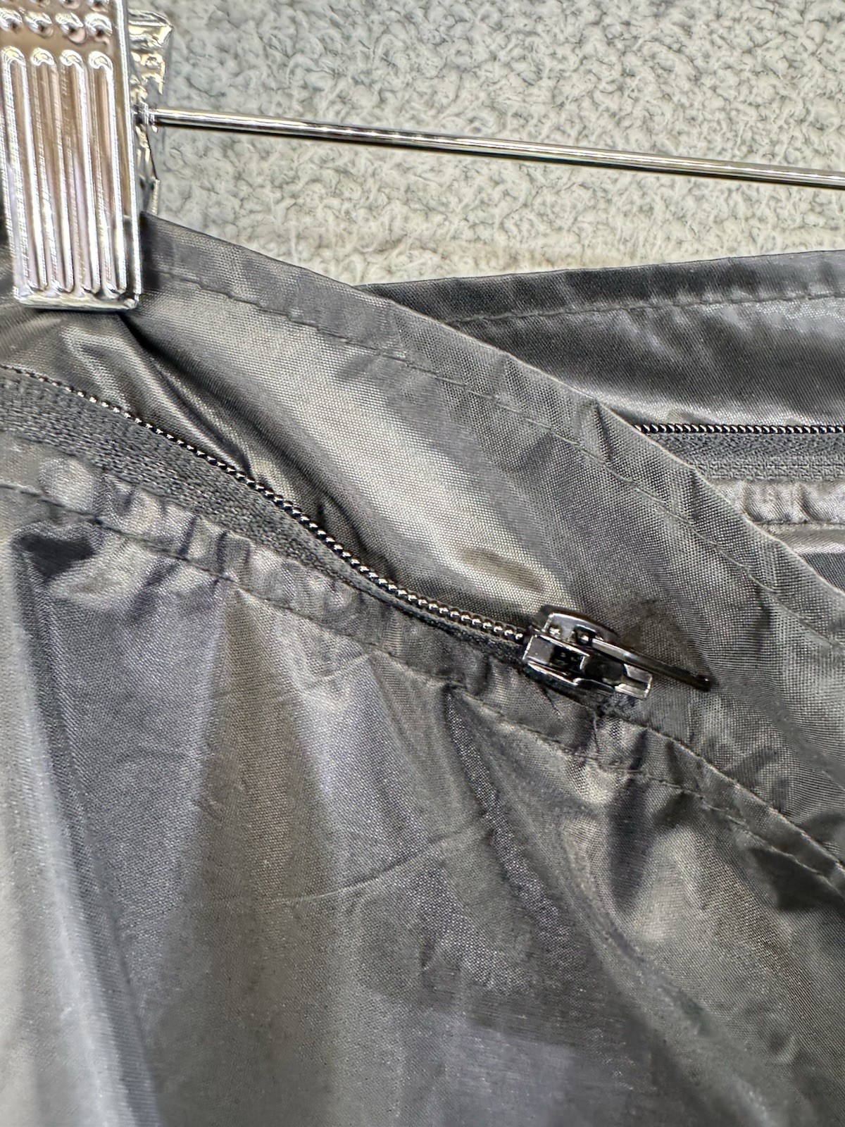 Sliders Black Polyester Zip Light Jacket/Pants Me… - image 13