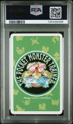 Charizard 006 Pokemon Card Playing Poker Green 4 Clubs 1996 Japan