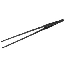 1 Pcs Aquarium Tweezers, Stainless Steel Tweezers, for Plants Pets, Black