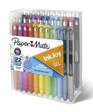 Paper Mate InkJoy Gel Pens, Medium Point, 0.7 mm, Assorted Colors, 22 Count