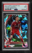 2014 Topps Chrome MLS Atomic Refractor 5/10 Steven Caldwell #27 PSA 9 MINT r7s