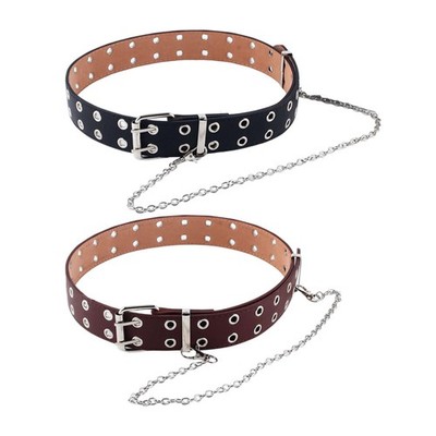 Gürtel Hüftgurt Herren Damen All Match Doppelösen Loch Kleidung abnehmbar