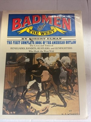 Badmen of the West Hardcover Robert Elman Hard Cover