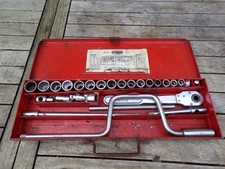 Vintage Britool No.40A Hexagon Drive, AF Socket Set, 26 pieces
