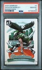 2025 Panini Donruss - Downtown! Saquon Barkley #7 PSA 10