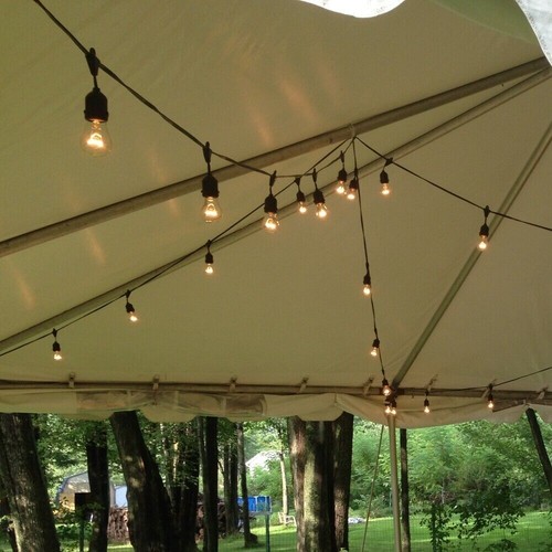 15M HEAVY DUTY FESTOON E27 IP65 WATERPROOF LED OUTDOOR GARDEN STRING LIGHTS 50FT - Picture 6 of 20