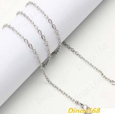 18K Gold Filled Tarnish-Resist/Nickel-Free 22inch 3mm Cable Chain Necklace C146W