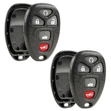 2 New Replacement Keyless Entry Remote Car Key Fob Shell Case & Pad for 22733524
