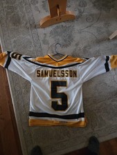 PITTSBURGH PENGUINS AUTHENTIC CCM Ulf Samuelsson #5 Jersey Size M