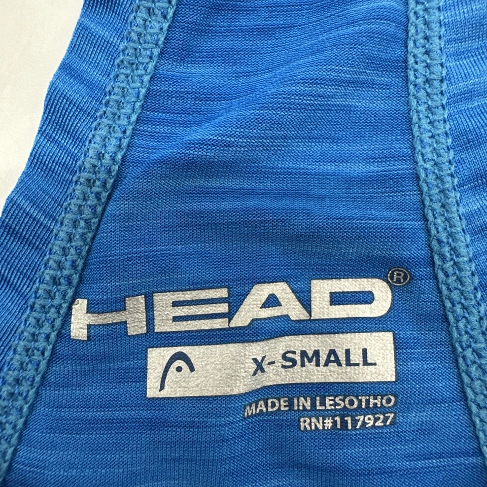 Camiseta sin mangas Head Running para mujer XS azul con logotipo... #32904 Foto 2 de 4