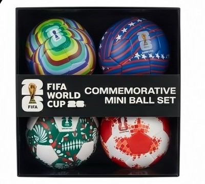 FIFA World Cup 2026 Commemorative Mini Ball Set 4 Pack CAN,MEX