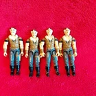 Vintage 1987 Hasbro GI Joe Cobra Crystal Ball Action Figure lot of 4