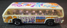 1992 Hot Wheels 3502 Tattoo Machines BUS BOYS Metro Bus White Variant w/BW Spoke