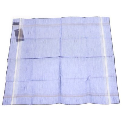 Hermes H Relief Handkerchief Blue