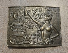 Vintage Coca Cola Belt Buckle Refreshing and Delicious USA Tiffany Foundry
