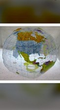 Learning Tree Inflatable Earth Globe, New In Bag  10 Inch Geographical