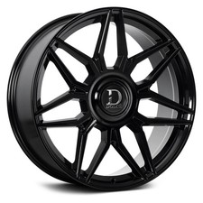 Dolce Luxury Verona Wheels 24x10 35 6x139.7 106.2 Black Rims Set Of 4