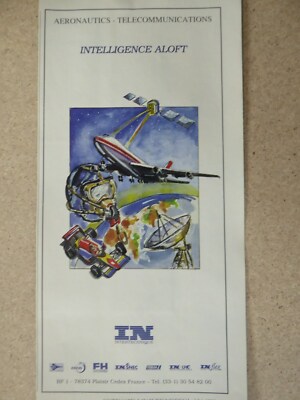 4/1995 PUB INTERTECHNIQUE EROS FAURE BRUDER ECE AERONAUTICS SPACE ORIGINAL ANZEIGE