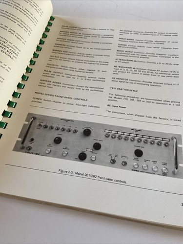 WAVETEK Manual 200 & 300 SERIES SWEEP GENERATOR - Picture 6 of 12