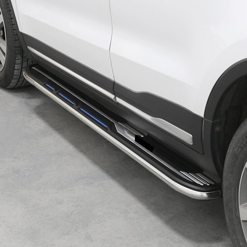 2PCS Running Board fits for Cadillac Optiq 2023 2024 Side Step Nerf Bars Pedal - Picture 2 of 5
