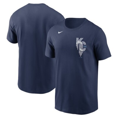 #ad Kansas City Royals Men#x27;s Nike City Connect Wordmark Tee New With Tags $16.79