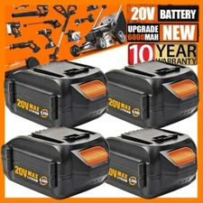 PACK 6.0Ah High Capacity Lithium Battery for WORX 20V Battery 4.0Ah WA3578