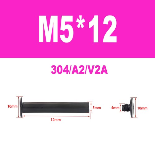 Edelstahl A2 V2A Möbelschrauben Hülsenschrauben Verbindungsschraube M4-M5 - Bild 31 von 50