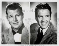 1954 Press Photo Jack Carson and Jack Smith, Stars of 