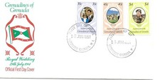 GRENADINES OF GRENADA  1981  FDC      ROYAL WEDDING