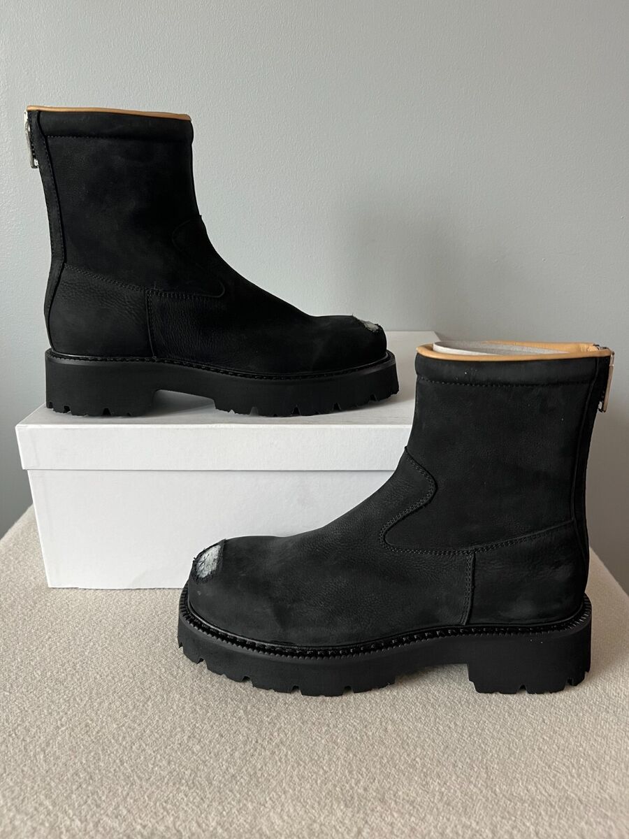 MM6 Maison Margiela Distressed Toe Ankle Boots - Size 41 MM6 Maison Margiela Distressed Toe Ankle Boots - Size 41